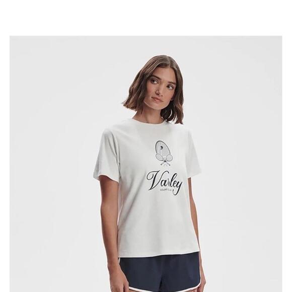 NWT Varley Coventry Branded T-Shirt - Tennis Size L $78 - Picture 2 of 6